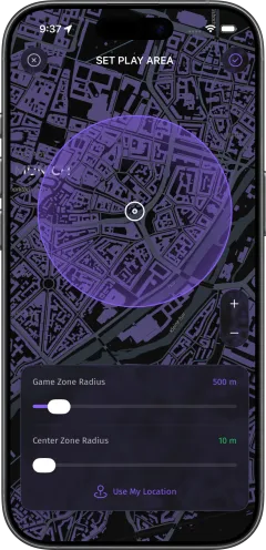 App screenshot — Create a game